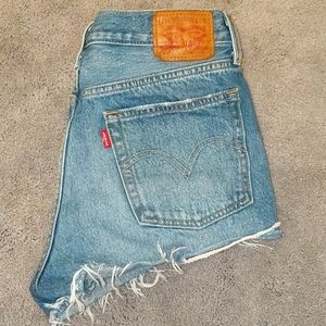 Levi's denim shorts